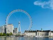 Das lastminute.com London Eye an der Themse in London