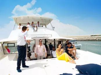 Dubai Marina Luxury Yacht Share Afternoon Cruise with BBQ