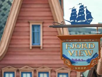 Fjord View Architecture at World of Frozen Disneyland Paris