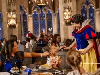 Character Dining at Cinderella's Royal Table