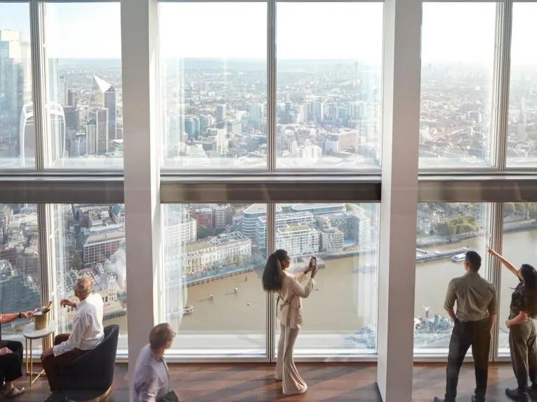London The View from the Shard - View Window