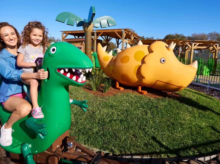 Grampy Rabbit's Dinosaur Adventure at Peppa Pig Theme Park