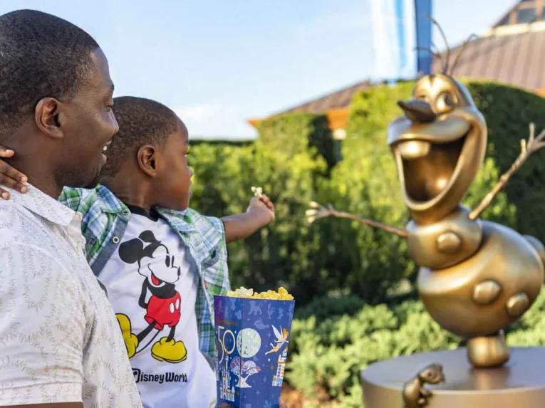 Guests at Epcot