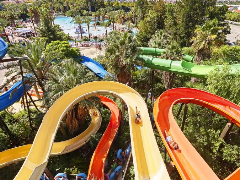 Mambo Limbo water slide at Costa Caribe Water Park, PortAventura World