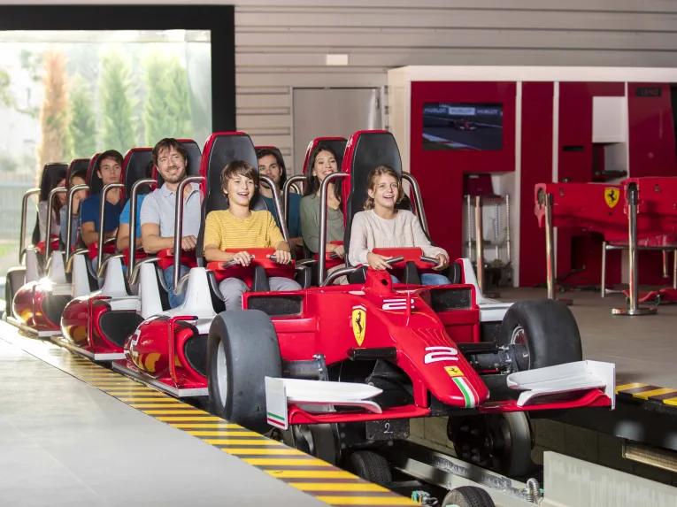 Start of Red Force One at Ferrari Land