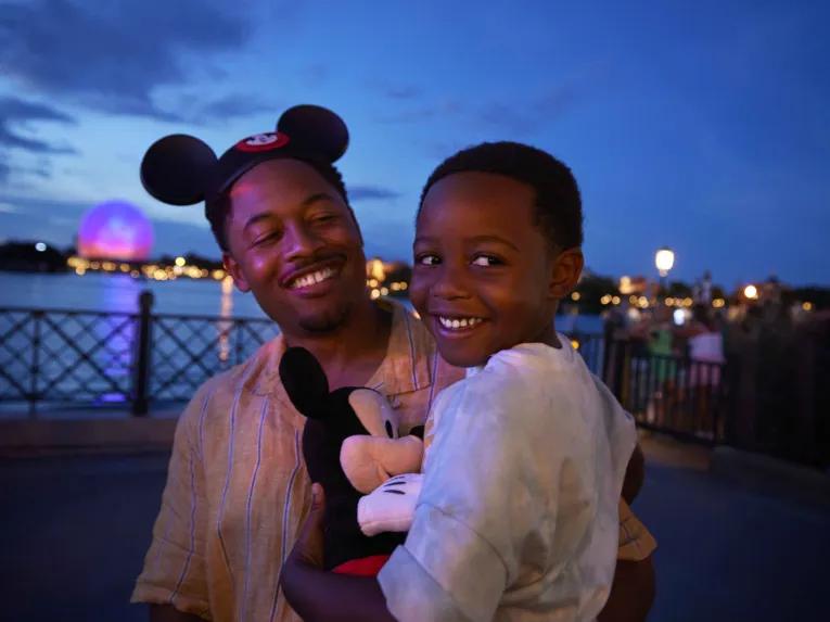 Guests at Epcot