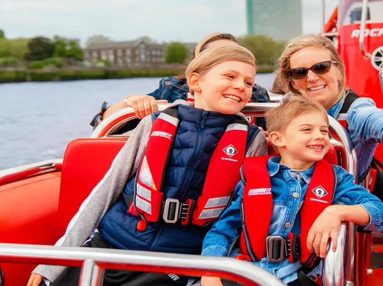 Childre-on-boat
