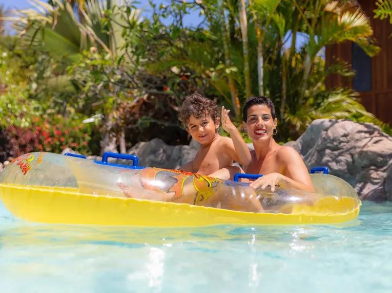 Family on the Mai Thai River Siam Park Water Park