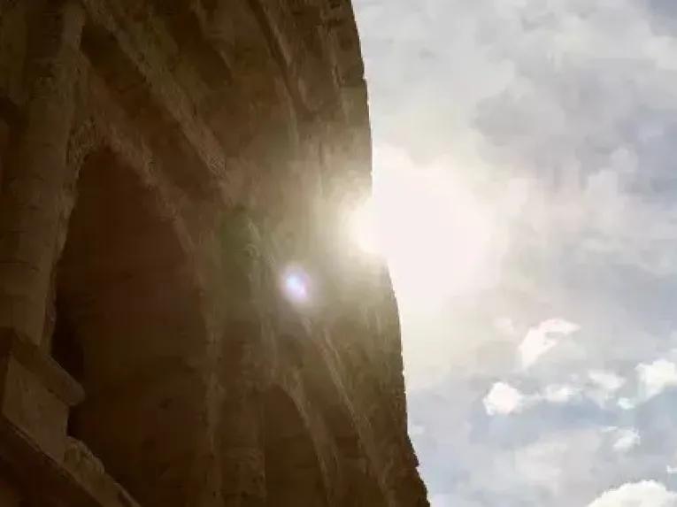 Side of the Colosseum