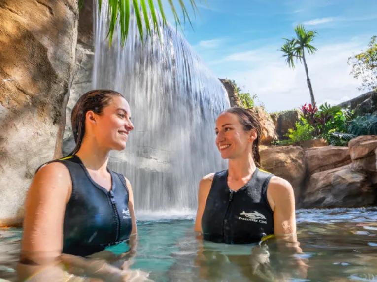 Guests at Discovery Cove Orlando