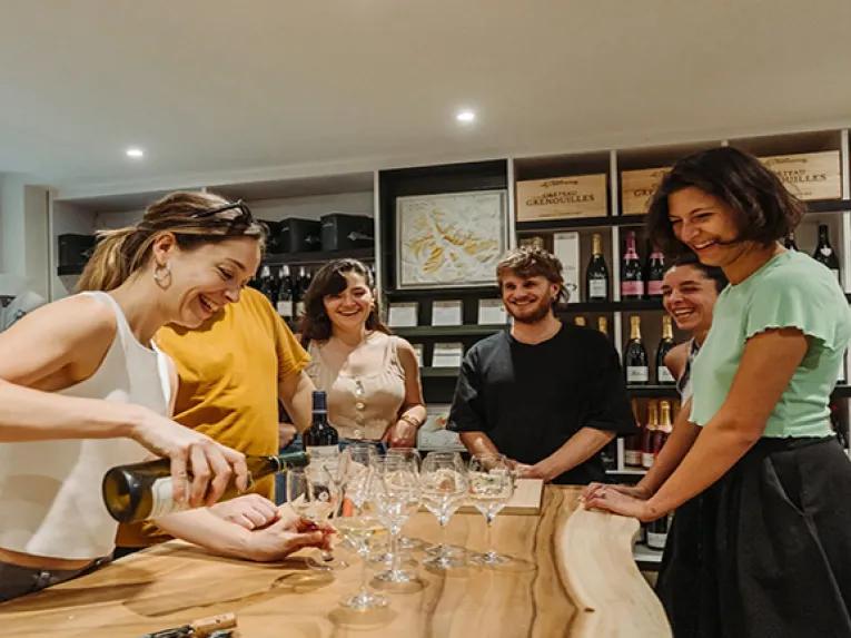 Wine tasting