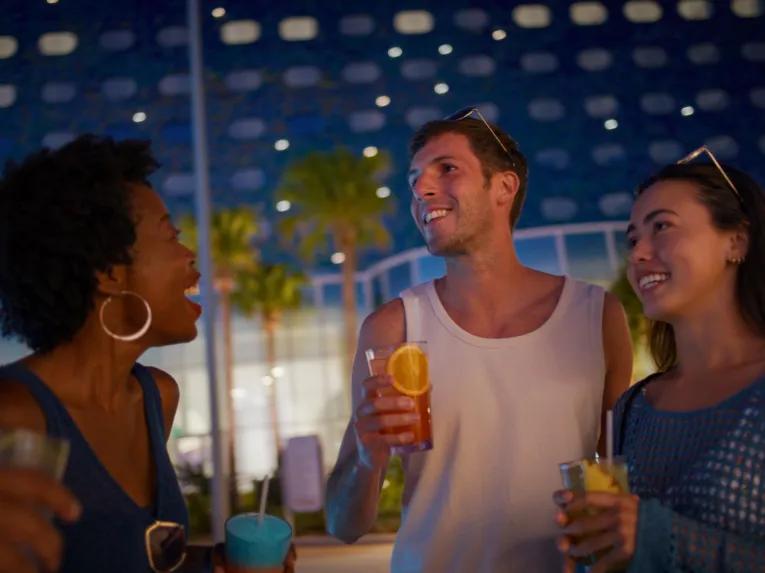 Guests drinking by the pool Universal Stella Nova Resort