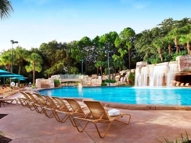 Grotto Pool at the Walt Disney World Swan