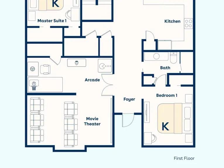 Villatel Orlando Resort (32679) 9-bedroom Villa in Orlando Town